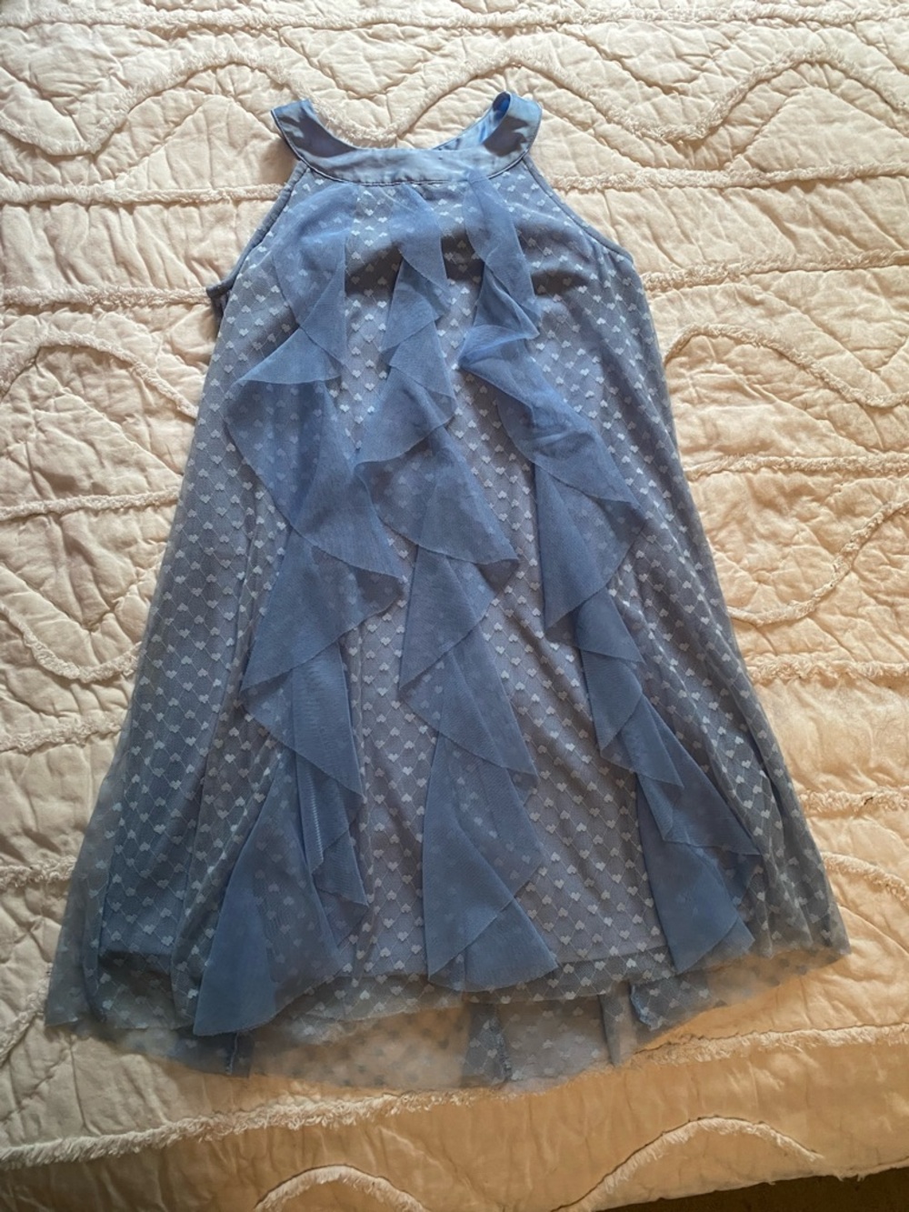 Disney Blue Ruffle Tulle Party Dress